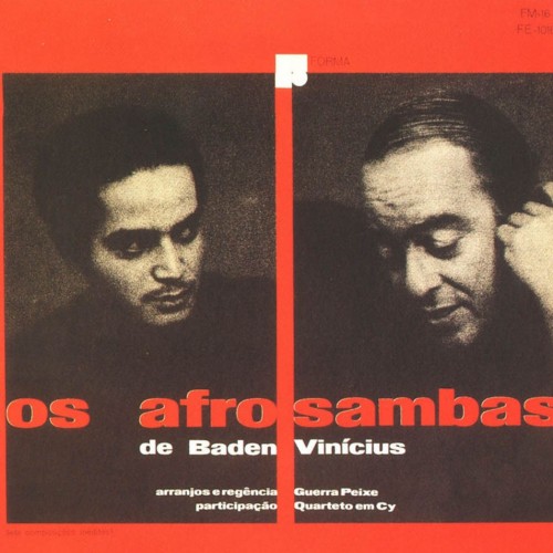 1- Capa de Os Afro-sambas de Baden Powell & Vinicius de Moraes - 1966